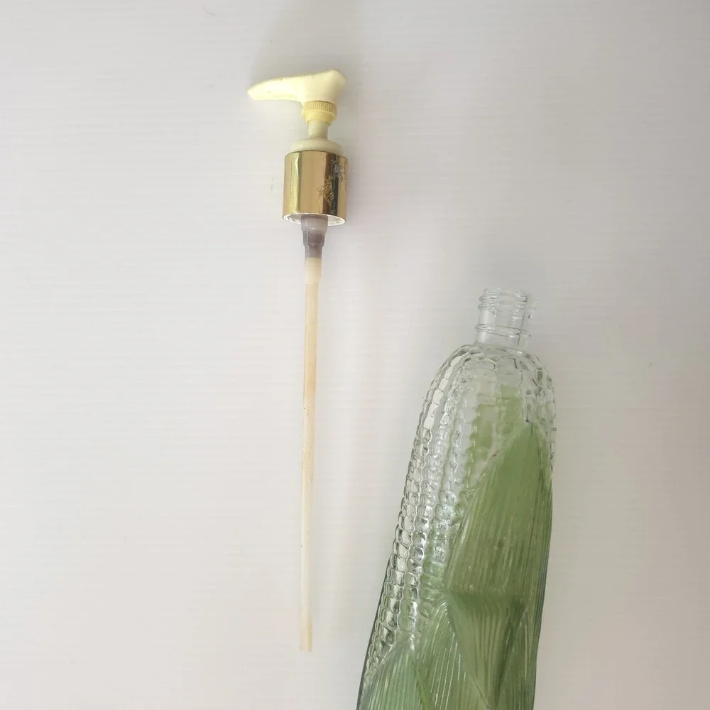 Vintage Avon Golden Harvest Corn on the Cob Soap or Lotion Glass Bottle